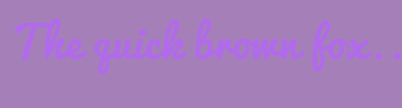 Image with Font Color B16AEB and Background Color A580B8